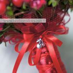 Свадебный букет из красных ягод